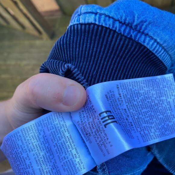 RARE Embroidered Diesel GREGG 792 Brave New World Reversible Denim Jacket - Picture 13 of 16